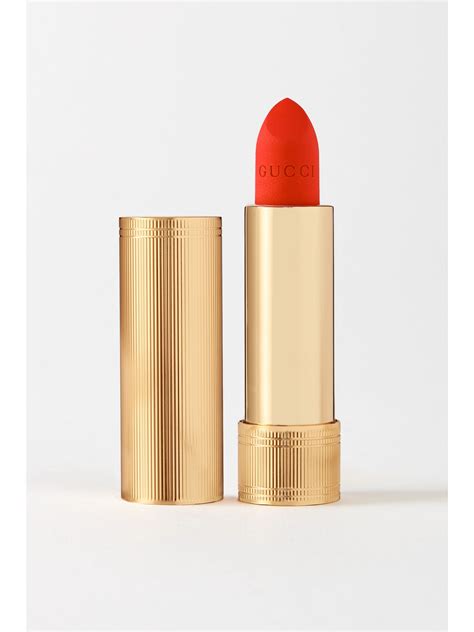 Gucci red lipstick